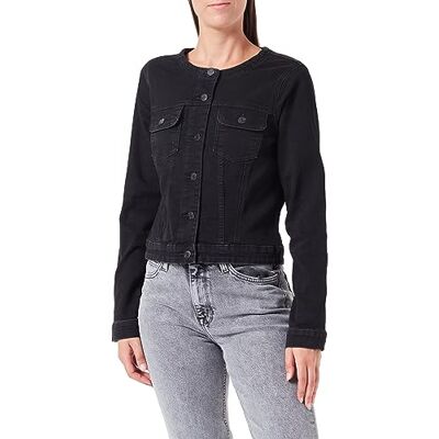 VERO MODA Dames VMCATH LS Slim Jacket VI1133 jas, Black Denim, XS, zwart denim, XS VERO MODA Dames VMCATH LS Slim Jacket VI1133 jas, Black Denim, XS, zwart denim, XS