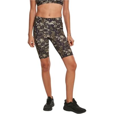 Urban Classics Camo Tech Fietsbroek voor dames, hoge taille, knielange leggings voor vrouwen, verkrijgbaar in vele kleuren, maten XS 5XL, Wood Digital Camo, 4XL slank Urban Classics Camo Tech Fietsbroek voor dames, hoge taille, knielange leggings voor vrouwen, verkrijgbaar in vele kleuren, maten XS 5XL, Wood Digital Camo, 4XL slank