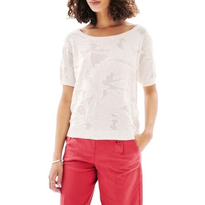 Caroll Pullover met korte mouwen, Lucent White, XS Caroll Pullover met korte mouwen, Lucent White, XS