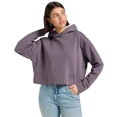 Lee Cropped Hoodie dames Sweatshirt met capuchon Lee Cropped Hoodie dames Sweatshirt met capuchon