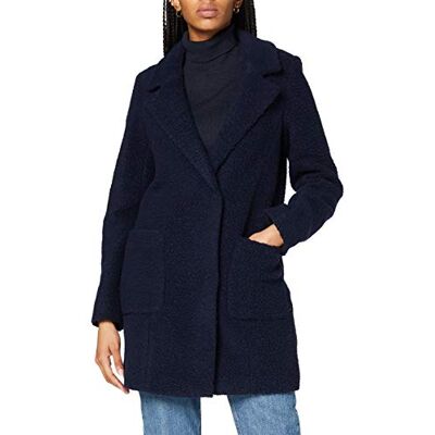 bugatti Damesmantel van wolmix, marineblauw, 36 bugatti Damesmantel van wolmix, marineblauw, 36