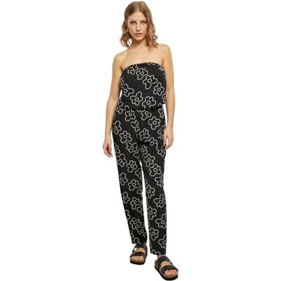 Urban Classics Tb1955-ladies Viscose Bandeau Jumpsuit dames T-Shirt Urban Classics Tb1955-ladies Viscose Bandeau Jumpsuit dames T-Shirt