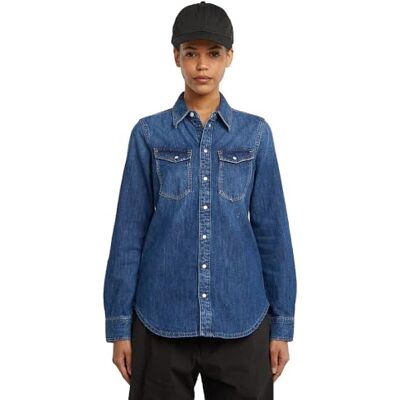 G-STAR RAW G-STAR Slim Western Shirt Ls Wmn dames Shirt G-STAR RAW G-STAR Slim Western Shirt Ls Wmn dames Shirt