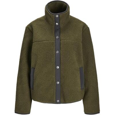 JJXX JACK & JONES Dames Jxnellie Teddy Jacket OTW fleecejack, grape leaf, S JJXX JACK & JONES Dames Jxnellie Teddy Jacket OTW fleecejack, grape leaf, S