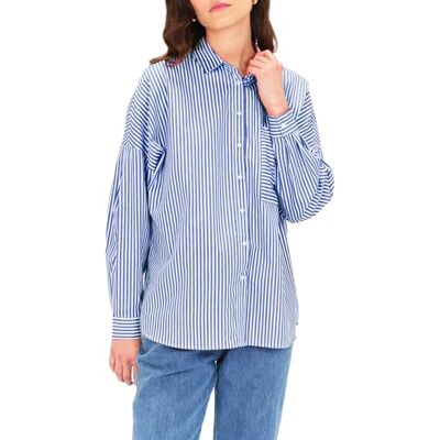 Caroll Shirt van 100% katoen, Marineblauw, M Caroll Shirt van 100% katoen, Marineblauw, M