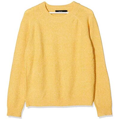 VERO MODA NOS Trui dames Vmdoffy Ls O-Neck Blouse Ga Noos , Marron (Mélange Moutarde Épicée) , M VERO MODA NOS Trui dames Vmdoffy Ls O-Neck Blouse Ga Noos , Marron (Mélange Moutarde Épicée) , M