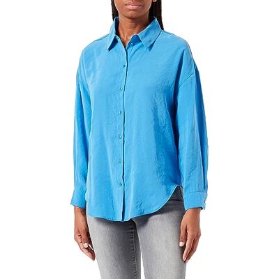 ONLY Bestseller A/S Dames Onliris L/S Modal Shirt WVN Blouse, Super Sonic, XXS ONLY Bestseller A/S Dames Onliris L/S Modal Shirt WVN Blouse, Super Sonic, XXS