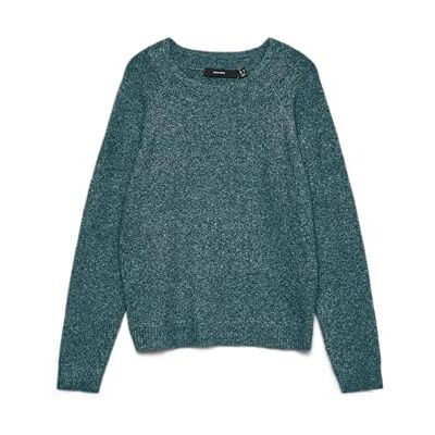 VERO MODA Vmdoffy Ls O-Neck Blouse Ga Noos, Mediterranea, XL VERO MODA Vmdoffy Ls O-Neck Blouse Ga Noos, Mediterranea, XL