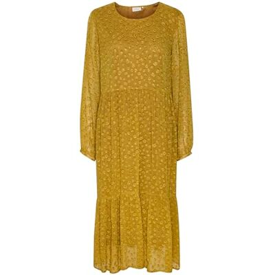 KAFFE Damesjurk met lange mouwen, Below The Knee dames Casual jurk KAFFE Damesjurk met lange mouwen, Below The Knee dames Casual jurk