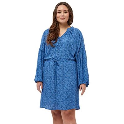 Peppercorn Cady Casual avondjurk voor dames, Tar Saffier Blauw Print, XS Peppercorn Cady Casual avondjurk voor dames, Tar Saffier Blauw Print, XS