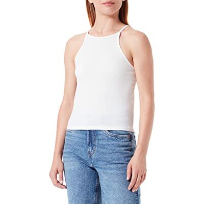 VERO MODA Bestseller A/S VMNEIA SL NOOS Damestop, Snow White, L VERO MODA Bestseller A/S VMNEIA SL NOOS Damestop, Snow White, L