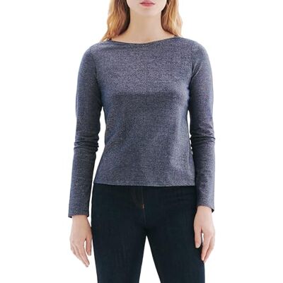 Caroll T-shirt, Zwarte Iris, L Caroll T-shirt, Zwarte Iris, L