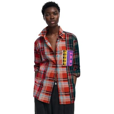 Desigual Woman Woven Shirt Met Lange Mouwen dames Blouse Desigual Woman Woven Shirt Met Lange Mouwen dames Blouse