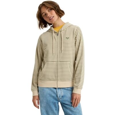 Roxy Perfect Stripe Fleece Trui, groen, XS Roxy Perfect Stripe Fleece Trui, groen, XS