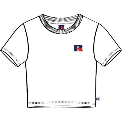 Russell Athletic Mel- Cropped T-shirt dames T-Shirt Russell Athletic Mel- Cropped T-shirt dames T-Shirt