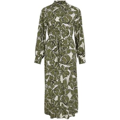VILA Dames Vimara Dura L/S Midi Dress/Pb, Capulet Olive, 38 VILA Dames Vimara Dura L/S Midi Dress/Pb, Capulet Olive, 38