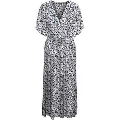 VERO MODA VMMENNY SS 7/8 Kaftan WVN GA NOOS, Navy Blazer/Aop: huki, S VERO MODA VMMENNY SS 7/8 Kaftan WVN GA NOOS, Navy Blazer/Aop: huki, S