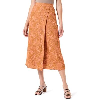 VILA VILIMIA KIW H/W MIDI-rok, Cathay Spice/Aop: kiw, 44 VILA VILIMIA KIW H/W MIDI-rok, Cathay Spice/Aop: kiw, 44