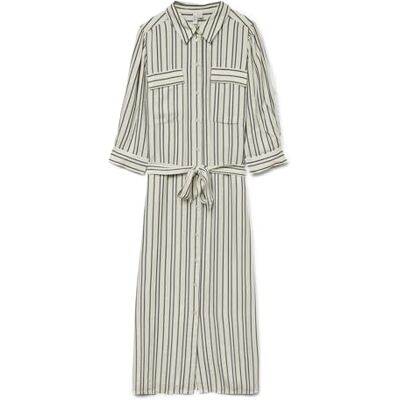 VERO MODA Vmbaya 3/4 7/8 Shirt Dress WVN Btq Ga, berk, L VERO MODA Vmbaya 3/4 7/8 Shirt Dress WVN Btq Ga, berk, L