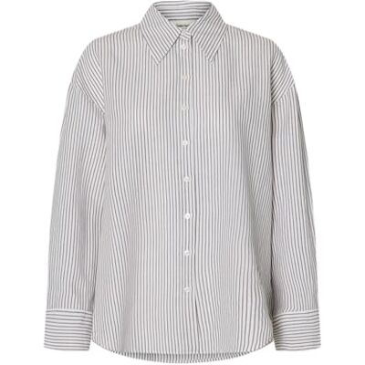 SELECTED WOMEN Slfcleo Oversize Linen Blend Shirt Noos, wit (bright white), 38 SELECTED WOMEN Slfcleo Oversize Linen Blend Shirt Noos, wit (bright white), 38