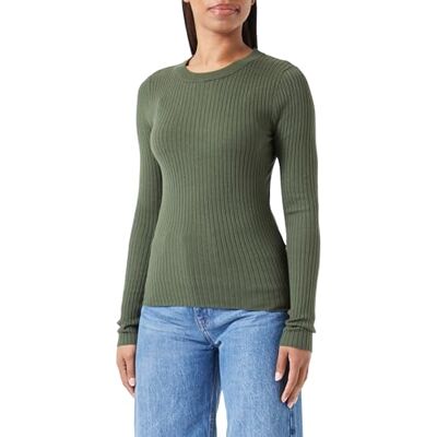 NOISY MAY Nmship L/S O-hals Rib Knit Bg Noos dames Shirt met lange NOISY MAY Nmship L/S O-hals Rib Knit Bg Noos dames Shirt met lange