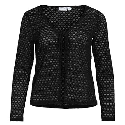 VILA Vimiro V-hals L/S Cardigan, zwart beauty, L VILA Vimiro V-hals L/S Cardigan, zwart beauty, L