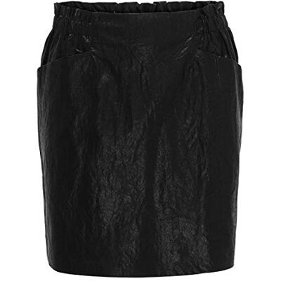 ONLY Dames Onldarling Faux Leather Rok Cc OTW Rok, zwart, 36 ONLY Dames Onldarling Faux Leather Rok Cc OTW Rok, zwart, 36