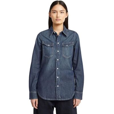 G-STAR RAW G-STAR Slim Western Shirt Ls Wmn dames Shirt G-STAR RAW G-STAR Slim Western Shirt Ls Wmn dames Shirt