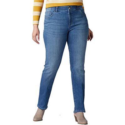 Lee Women's Plus Size Ultra Lux Comfort with Flex Motion Straight Leg Jean Juniper 26W Medium Lee Women's Plus Size Ultra Lux Comfort with Flex Motion Straight Leg Jean Juniper 26W Medium