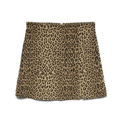 VERO MODA Dames Vmnelly Hr Short Skirt AOP Noos, silver mink, S VERO MODA Dames Vmnelly Hr Short Skirt AOP Noos, silver mink, S