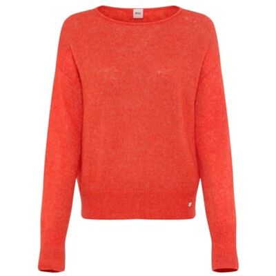 Brax Style.Lisa Lichtgewicht Alpaca Pullover voor dames, 48 Mandarijn, 34 Brax Style.Lisa Lichtgewicht Alpaca Pullover voor dames, 48 Mandarijn, 34