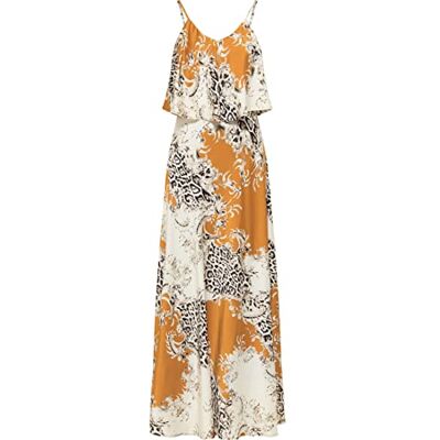 SIDONA Dames maxi-jurk met allover-print 19323122-SI01, PINK, XL, Maxi-jurk met allover-print, XL SIDONA Dames maxi-jurk met allover-print 19323122-SI01, PINK, XL, Maxi-jurk met allover-print, XL