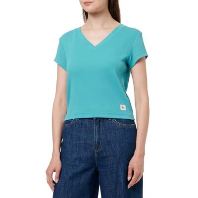 Calvin Jeans T-shirts voor dames, Groen (Tuscan Teal), M Calvin Jeans T-shirts voor dames, Groen (Tuscan Teal), M