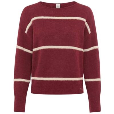 Brax Style.lisa Lightweight Alpaca Sequins Stripe dames Pullover trui Brax Style.lisa Lightweight Alpaca Sequins Stripe dames Pullover trui