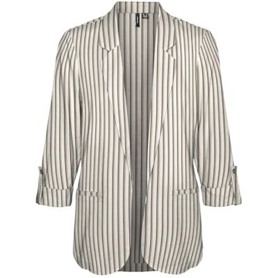 VERO MODA VMJESMILO 3/4 Loose Blazer WVN GA NOOS, Birch/Aop: heidi, XS VERO MODA VMJESMILO 3/4 Loose Blazer WVN GA NOOS, Birch/Aop: heidi, XS