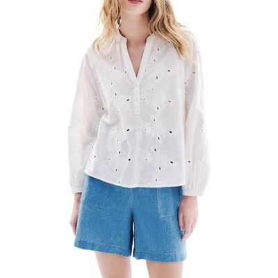 Caroll blouse, Gardenia, 34 Caroll blouse, Gardenia, 34