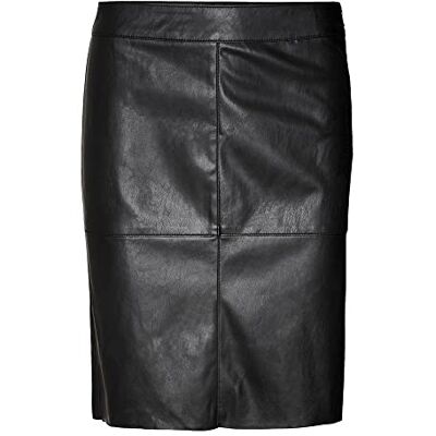 VERO MODA Vmolympia Hr Short Pl Skirt Noos kunstlederen rok, zwart, XS VERO MODA Vmolympia Hr Short Pl Skirt Noos kunstlederen rok, zwart, XS