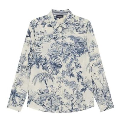 Caroll blouse, Marine., 34 Caroll blouse, Marine., 34