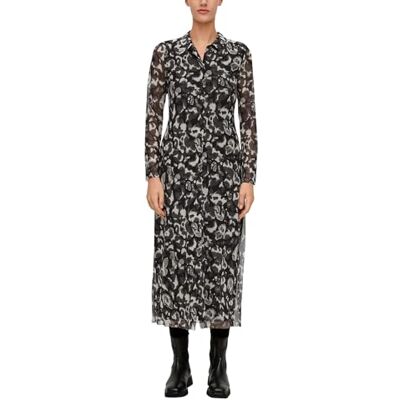 s.Oliver BLACK LABEL s.Oliver Sales GmbH & Co. KG/s.Oliver Maxi-jurk voor dames, maxi-jurk, grijs, 38 s.Oliver BLACK LABEL s.Oliver Sales GmbH & Co. KG/s.Oliver Maxi-jurk voor dames, maxi-jurk, grijs, 38