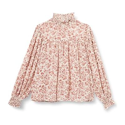 DreiMaster Vintage Damesblouse met bloemenprint Bridgeport 37324865, wit roest, XL, zwart, wit, S DreiMaster Vintage Damesblouse met bloemenprint Bridgeport 37324865, wit roest, XL, zwart, wit, S