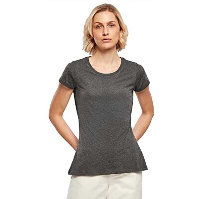 Build Your Brand Dames T-shirt Basic Tee, korte mouwen vrouwen T-shirt met ronde hals van katoen, verkrijgbaar in vele kleuren, maten XS-5XL, antraciet, L Build Your Brand Dames T-shirt Basic Tee, korte mouwen vrouwen T-shirt met ronde hals van katoen, verkrijgbaar in vele kleuren, maten XS-5XL, antraciet, L