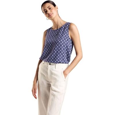 Street One Gestreepte blouse, blauw (deep blue), 36 Street One Gestreepte blouse, blauw (deep blue), 36