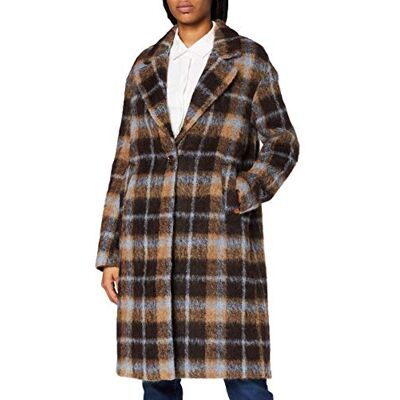 camel active Damesjas, Brown Blue Check, 46 camel active Damesjas, Brown Blue Check, 46