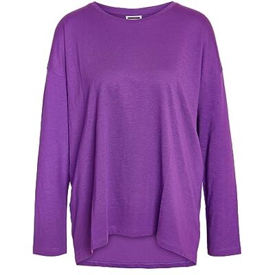NOISY MAY Dames Effen Lange Mouw Shirt Losse Basic Stretch Trui Ronde Hals Top NMMATHILDE NOISY MAY Dames Effen Lange Mouw Shirt Losse Basic Stretch Trui Ronde Hals Top NMMATHILDE