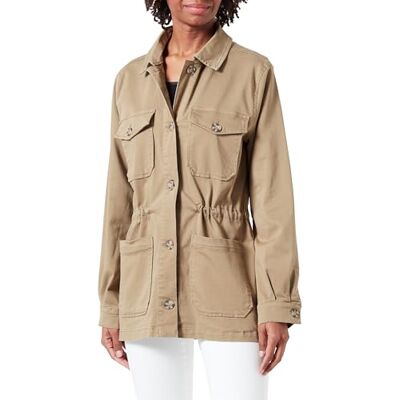 GARCIA DE LA CRUZ Colbert + Gilet jas voor dames, Kaki, M GARCIA DE LA CRUZ Colbert + Gilet jas voor dames, Kaki, M