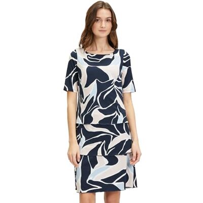 Betty Barclay Damesjurk, donkerblauw-rosé., 36 Betty Barclay Damesjurk, donkerblauw-rosé., 36