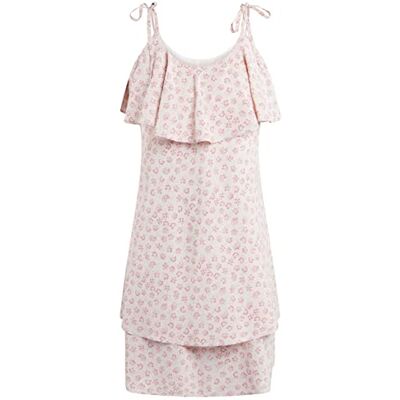 myMo Damesjurk met volant, roze, XS myMo Damesjurk met volant, roze, XS