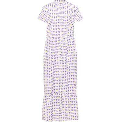 SIDONA Dames maxi-jurk met allover-print 19323122-SI01, LILA, XS, Maxi-jurk met allover-print, XS SIDONA Dames maxi-jurk met allover-print 19323122-SI01, LILA, XS, Maxi-jurk met allover-print, XS