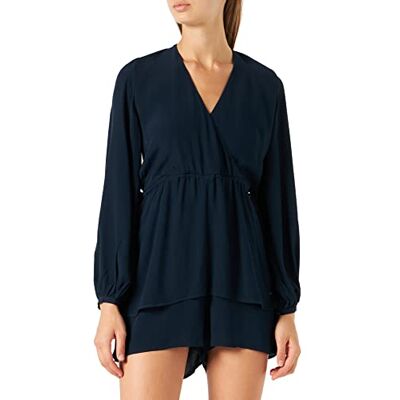 Pepe Jeans Evelyne Jumpsuit voor dames, Blauw (Dulwich), XS Pepe Jeans Evelyne Jumpsuit voor dames, Blauw (Dulwich), XS