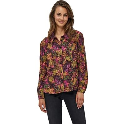 Desires Dames Kaysa LS Shirt, Atlantic Deep, L, Atlantisch diep, L Desires Dames Kaysa LS Shirt, Atlantic Deep, L, Atlantisch diep, L